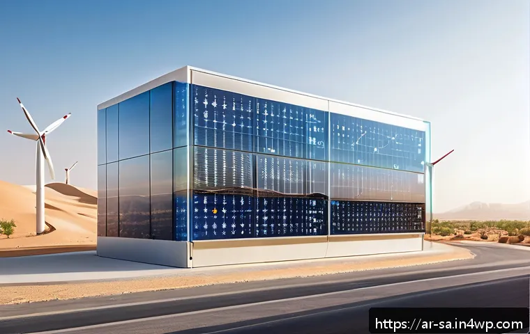 스마트 그리드 기술의 보급 확대를 위한 전략 - A futuristic smart grid control center in a Middle Eastern city, featuring large transparent screens...